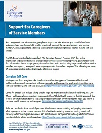 Support for Caregivers of Service Members